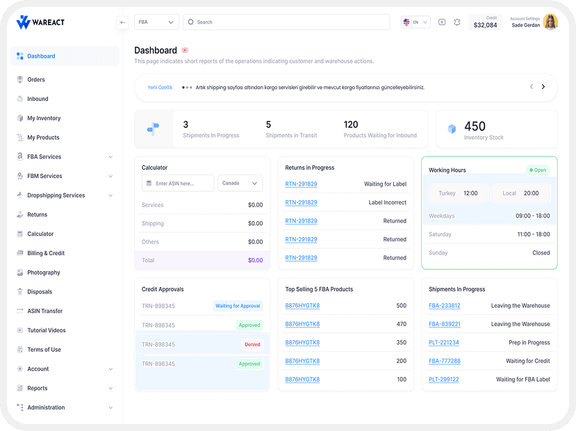 Dashboard Preview